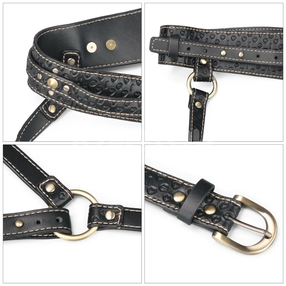 Портупея Rebellion Reign Full Body Harness регульована (чорний)