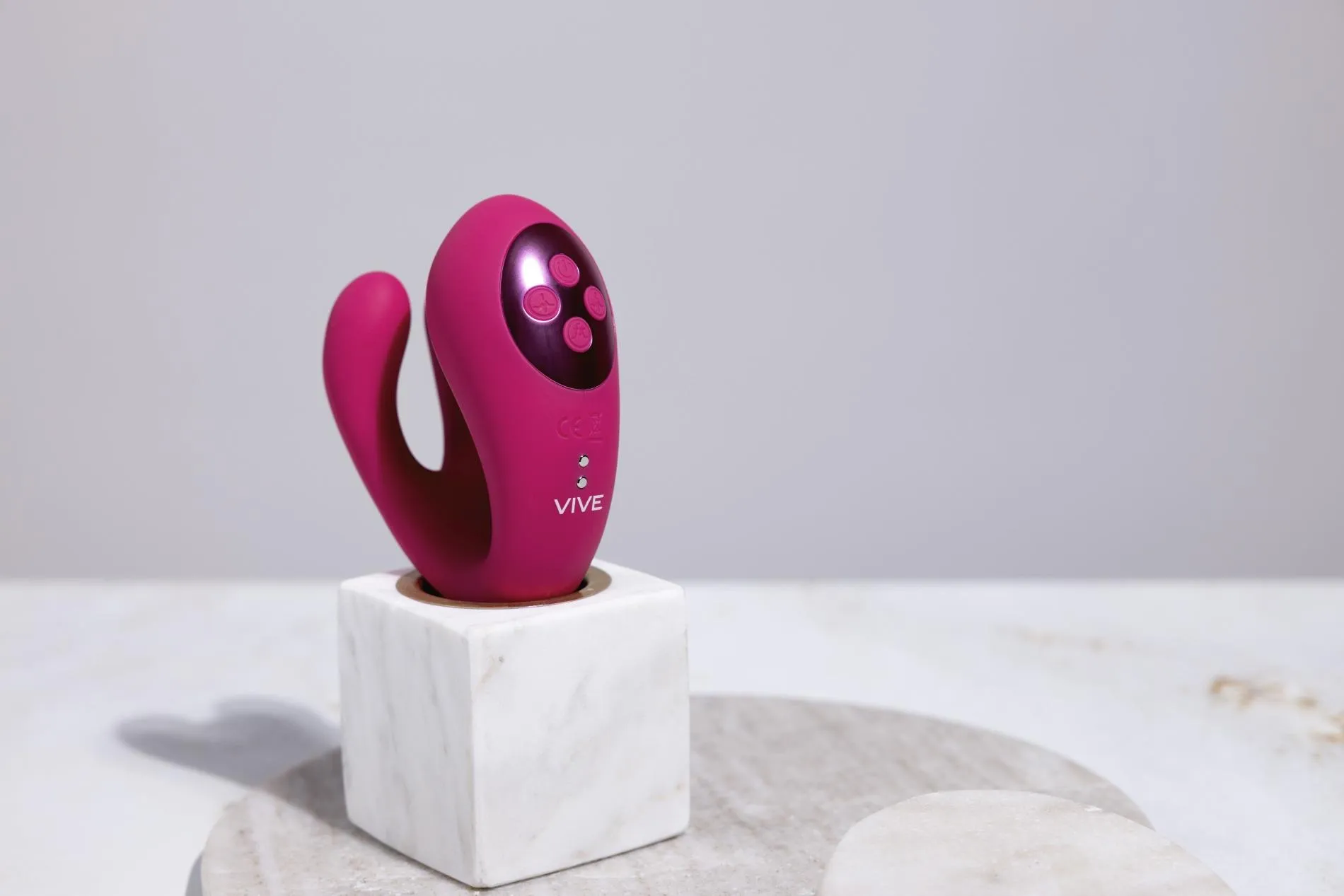 Vive Yoko - Wibrator, Fuksja, 19.7 cm