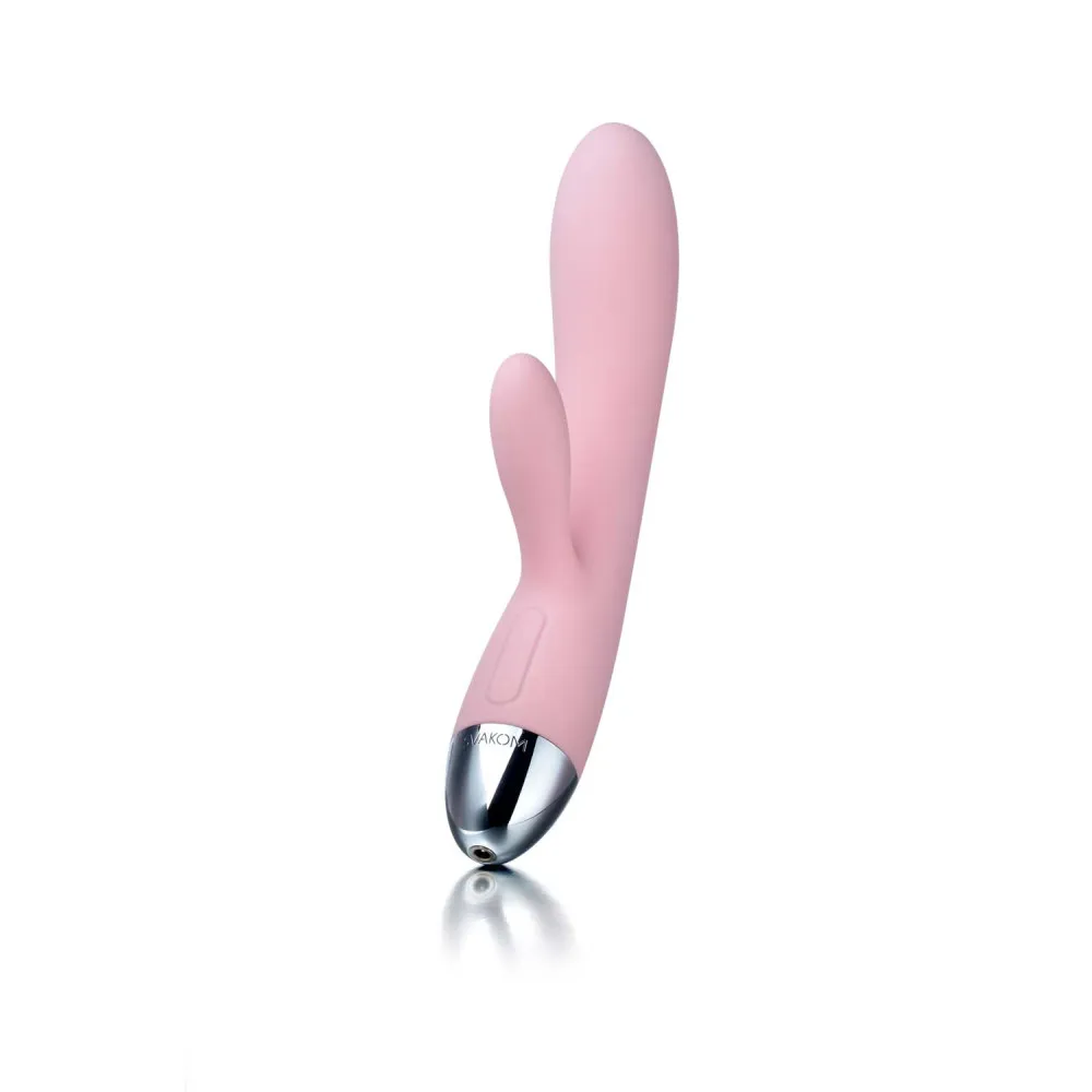 Svakom Alice - Wibrator królik, Jasnoróżowy, 17, 6 cm