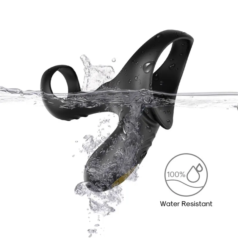 Boss Series Ranger - Pierścień wibracyjny, Czarny, 10.9 cm