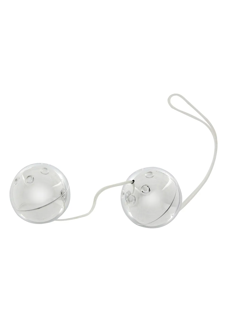 Вагинальные шарики Seven Creations Plastic Balls, 13 см (серебристый)