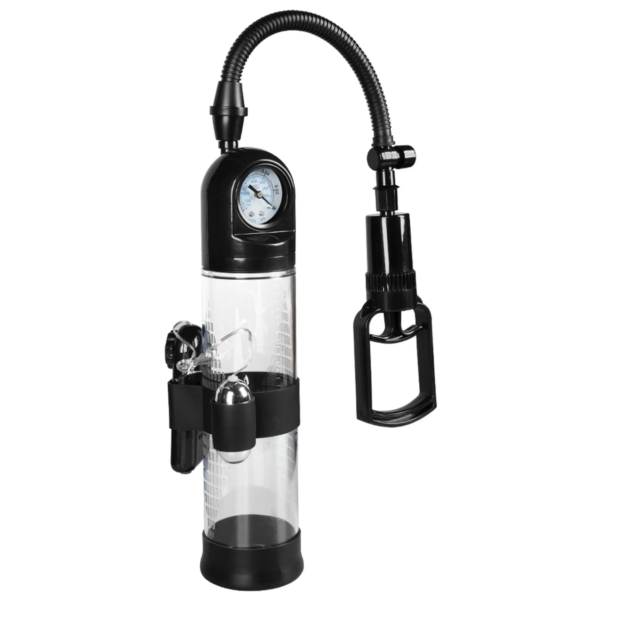 Помпа для пениса B - Series Power Powerpump Master Vibrating (прозрачный)
