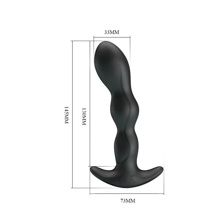 Pretty Love Special Anal Massager - Korek analny, Czarny, 13 cm