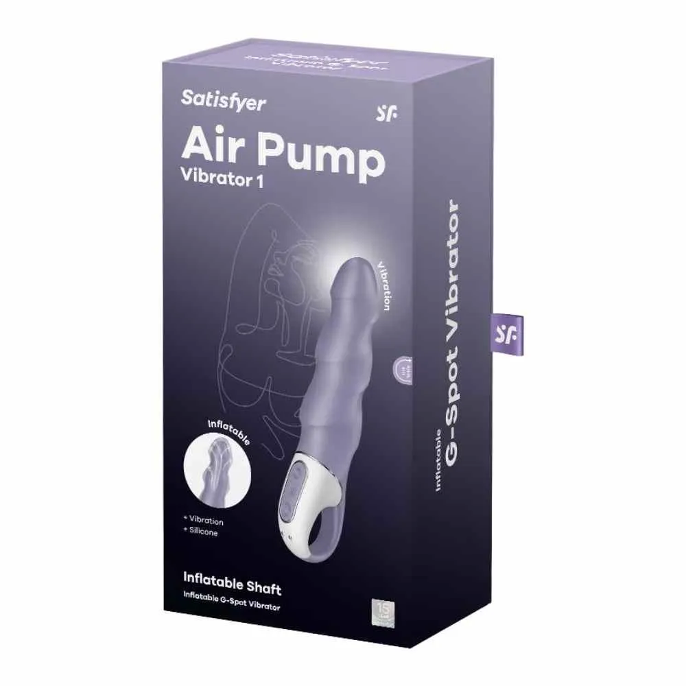 Вибратор Satisfyer Air Pump 1, 20.4 см (сиреневый)