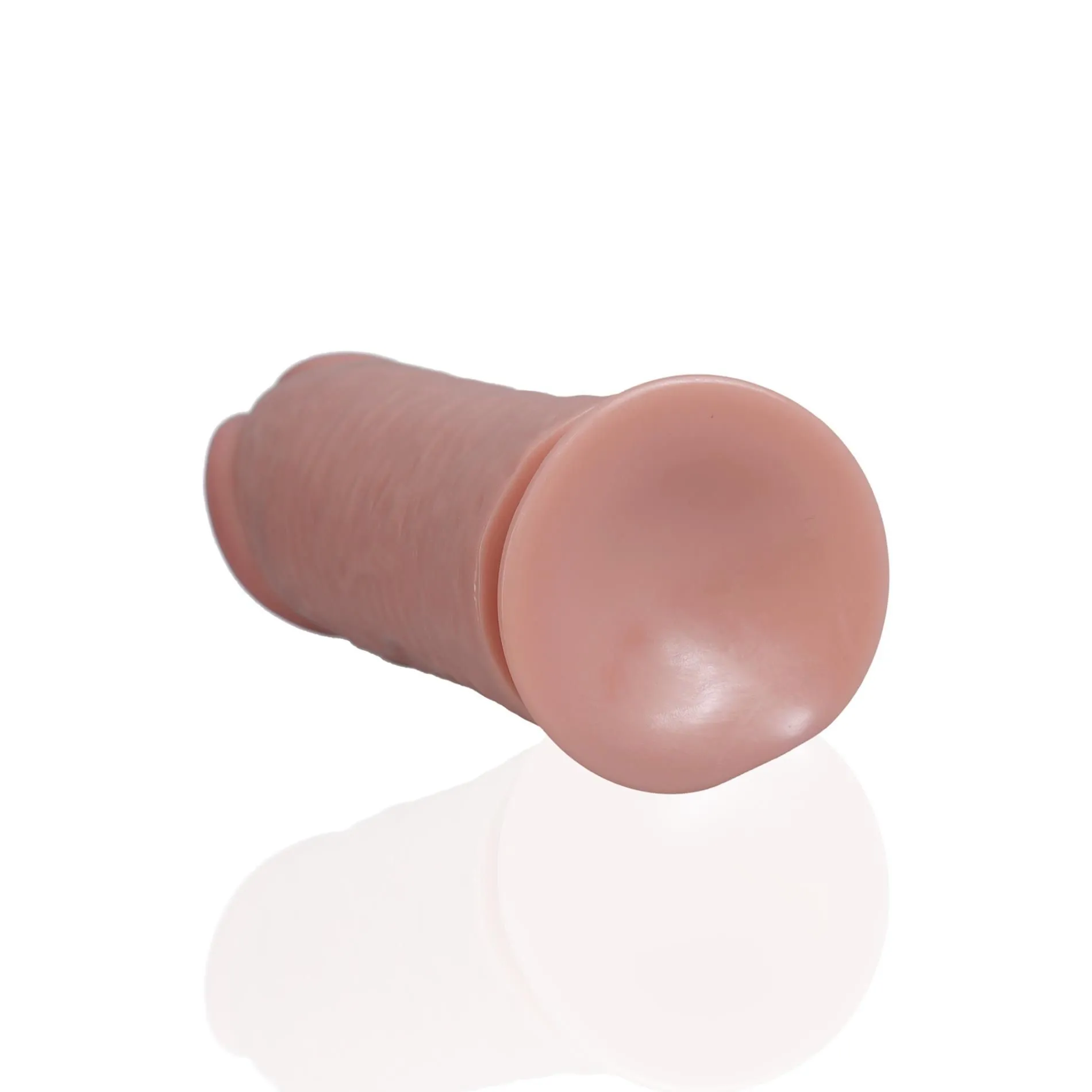 Фалоімітатор RealRock Extra Thick No Balls 10", 25.4 см (тілесний)