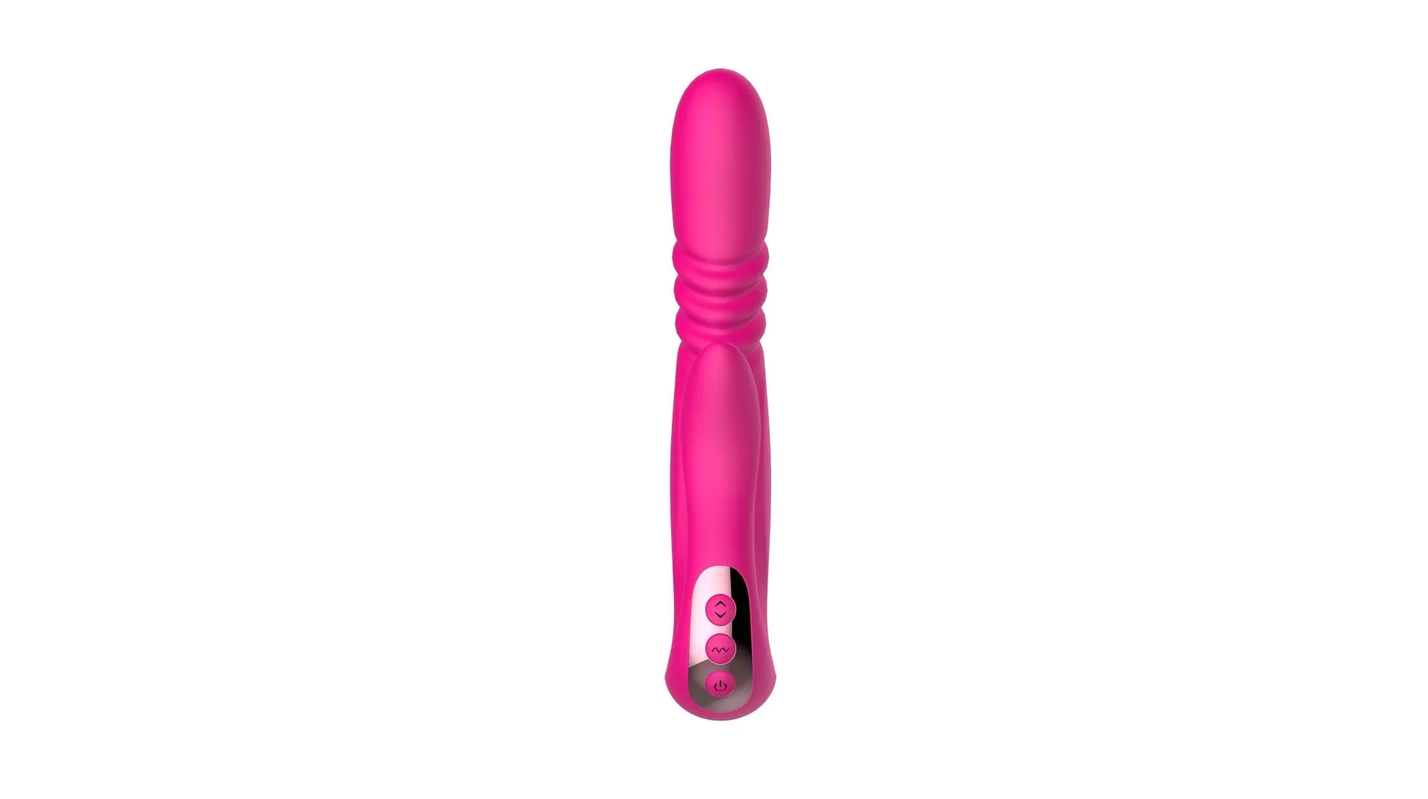 Вібратор B - Series Cute Deluxe Twirling Vibrating Thruster, 23 см (рожевий)