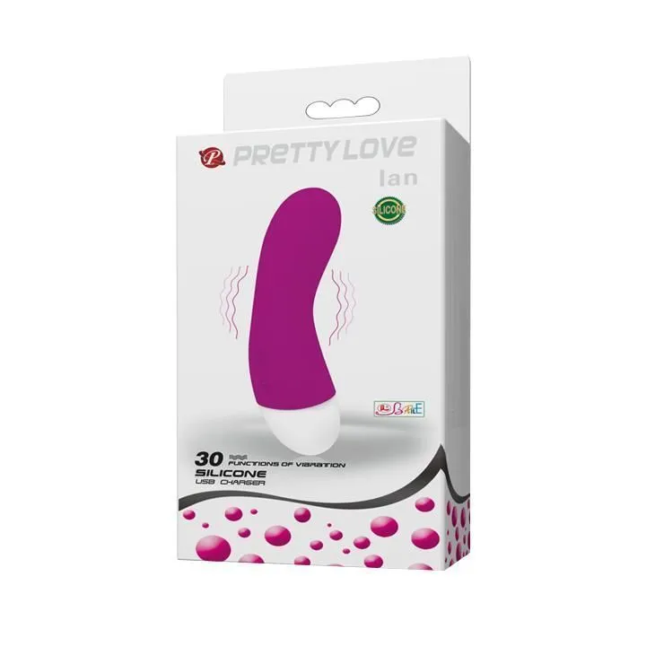 Pretty Love Ian - Wibrator, Fioletowy, 12 cm