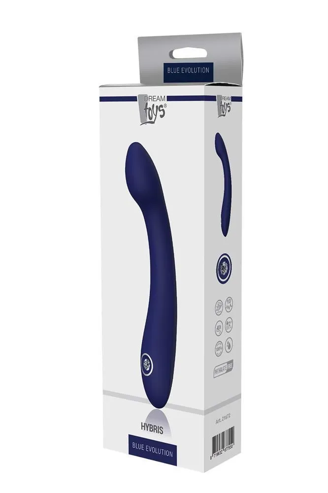 Dream Toys Hybris - Wibrator, Niebieski, 21 cm