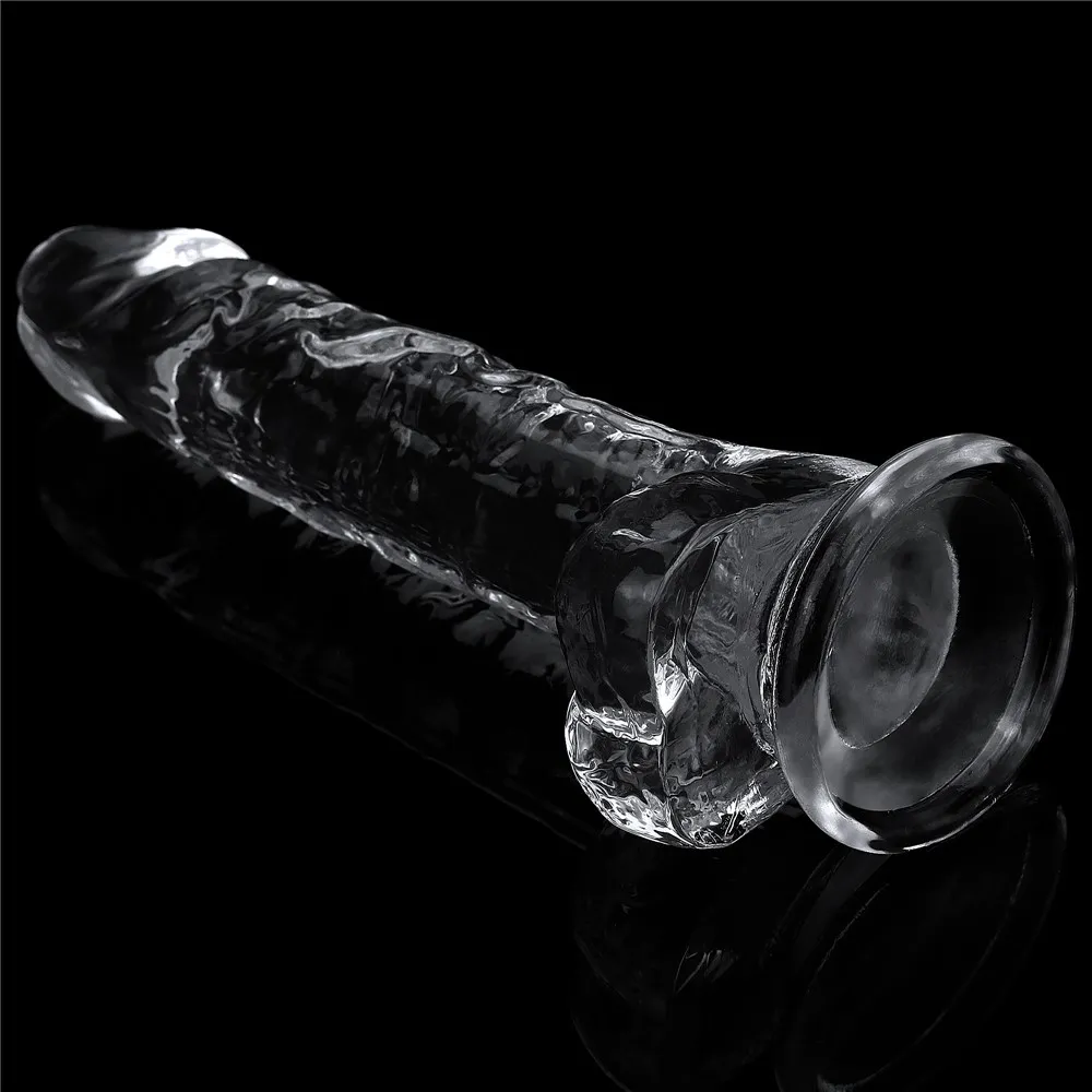 Lovetoy Flawless Clear Dildo 7.5 - Dildo, Przezroczysty, 19 cm