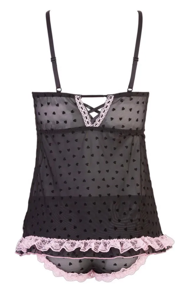 Cottelli LINGERIE Top and Panties - Komplet