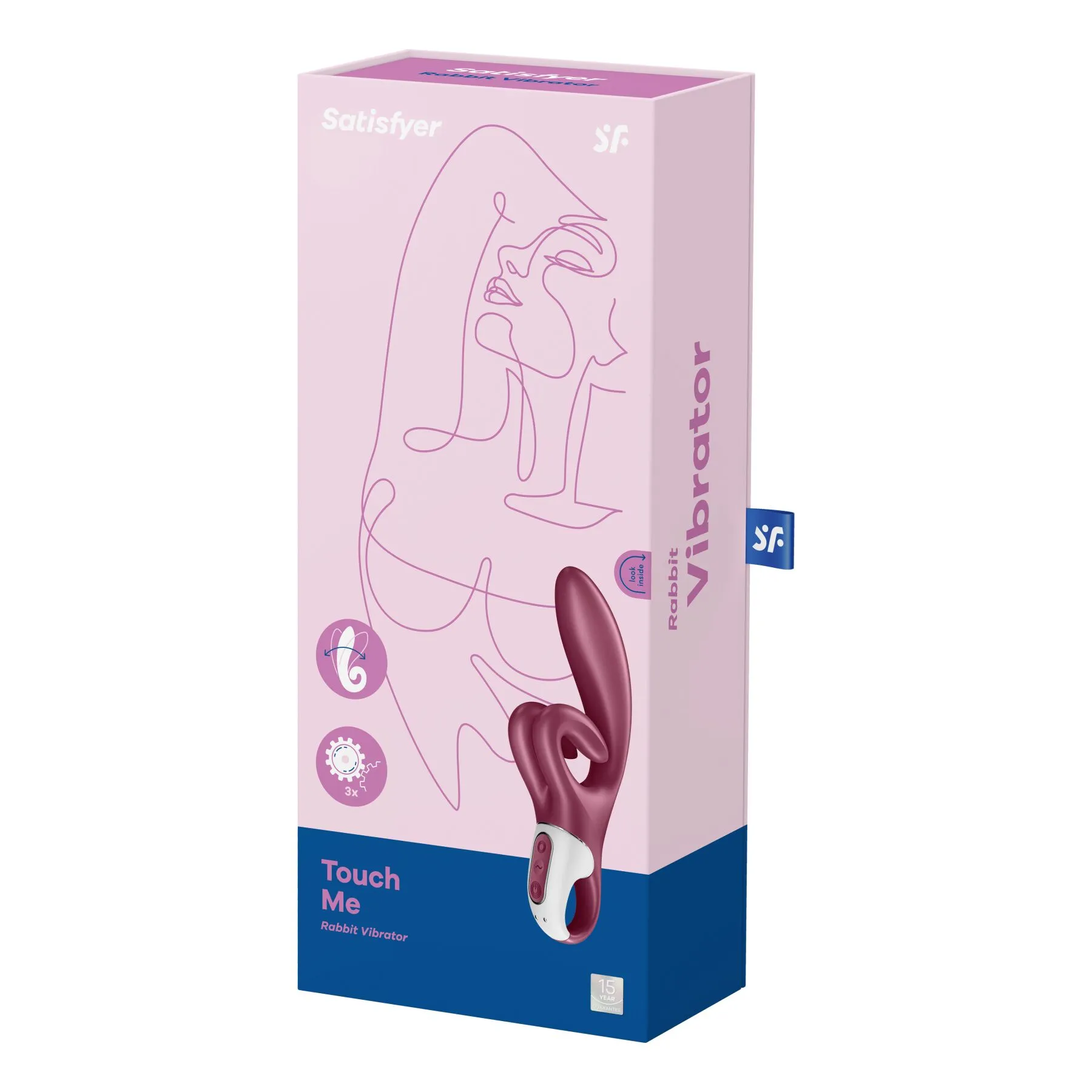 Вибратор-кролик Satisfyer Touch Me, 20 см (красный)