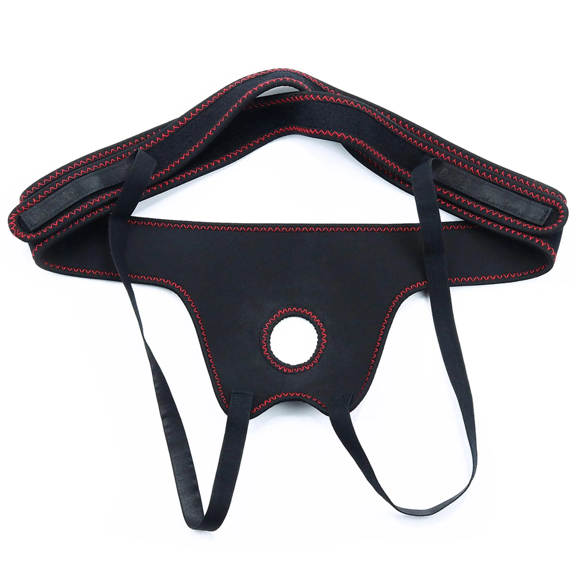 Lovetoy Easy Strap on Harness - Majtki z paskiem, Czarny, 138 cm, XXXL