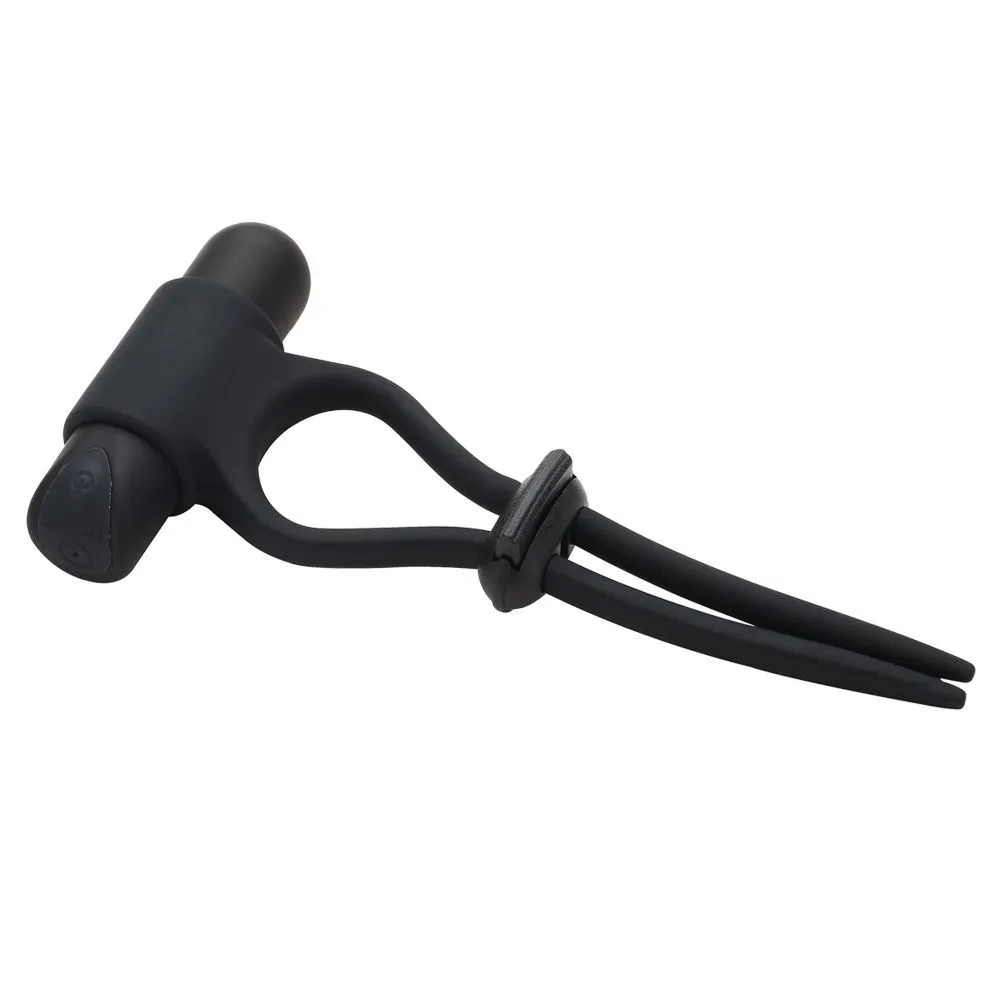 Эрекционное кольцо Dream Toys Zacisk Adjustable Cockring, 14 см (черный)