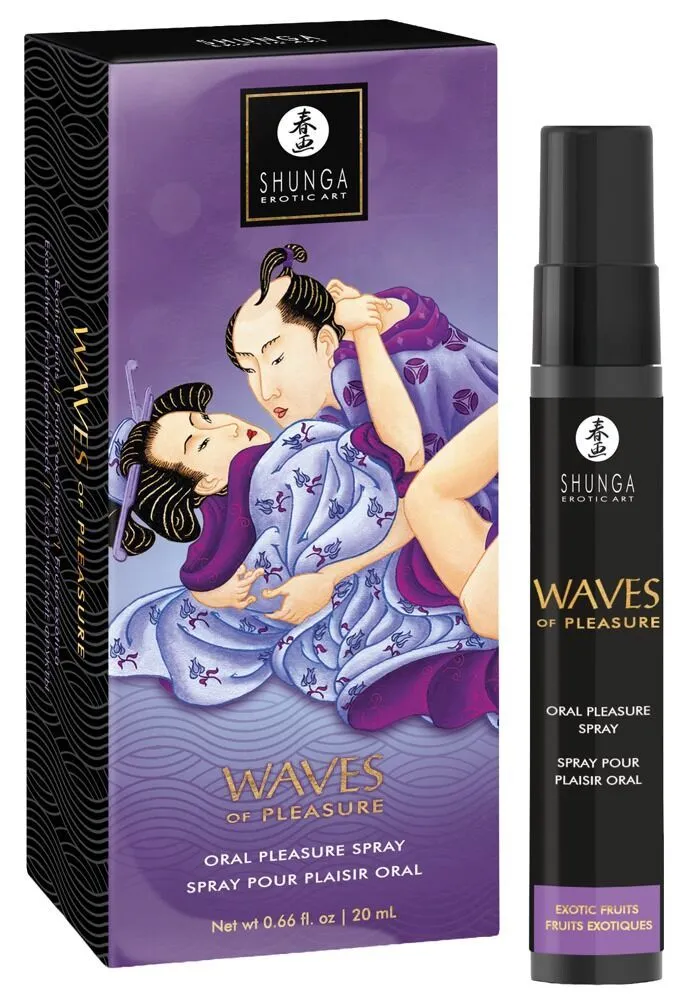 Shunga Waves Pleasure Exotic Fruits - Spray, Egzotyczny, 20 ml