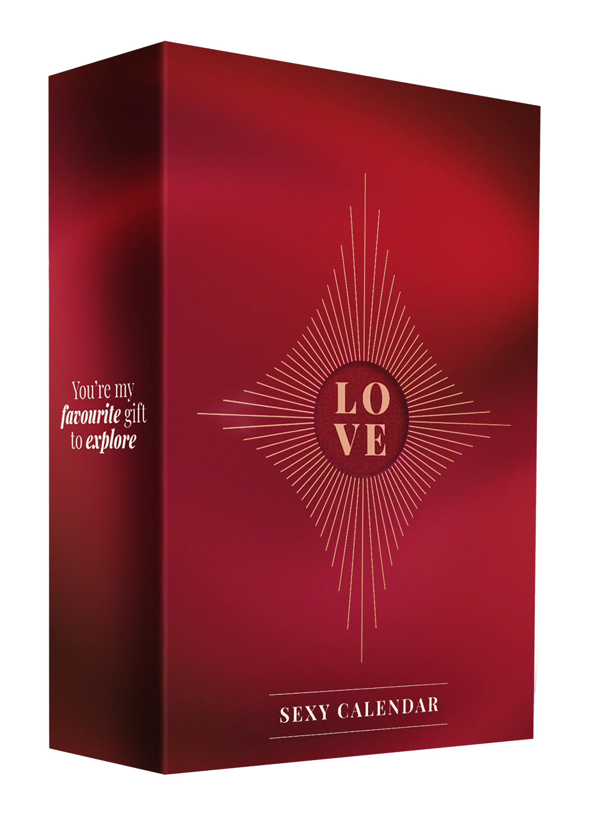 Dream Toys Sexy Calendar Pleasure Box 2025 - Kalendarz adwentowy, Czerwony