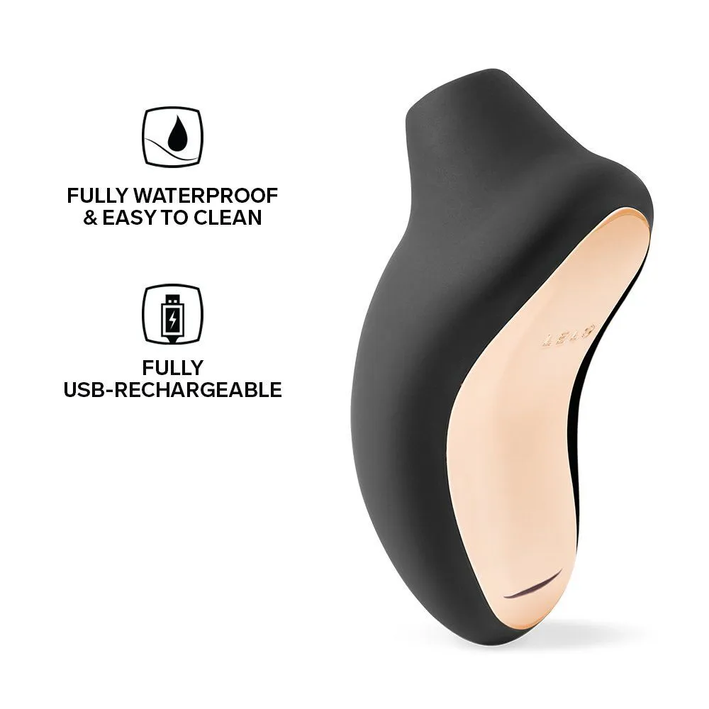 Lelo Sona 2 Cruise - Bezdotykowy stymulator łechtaczki, Czarny, 11, 5 cm
