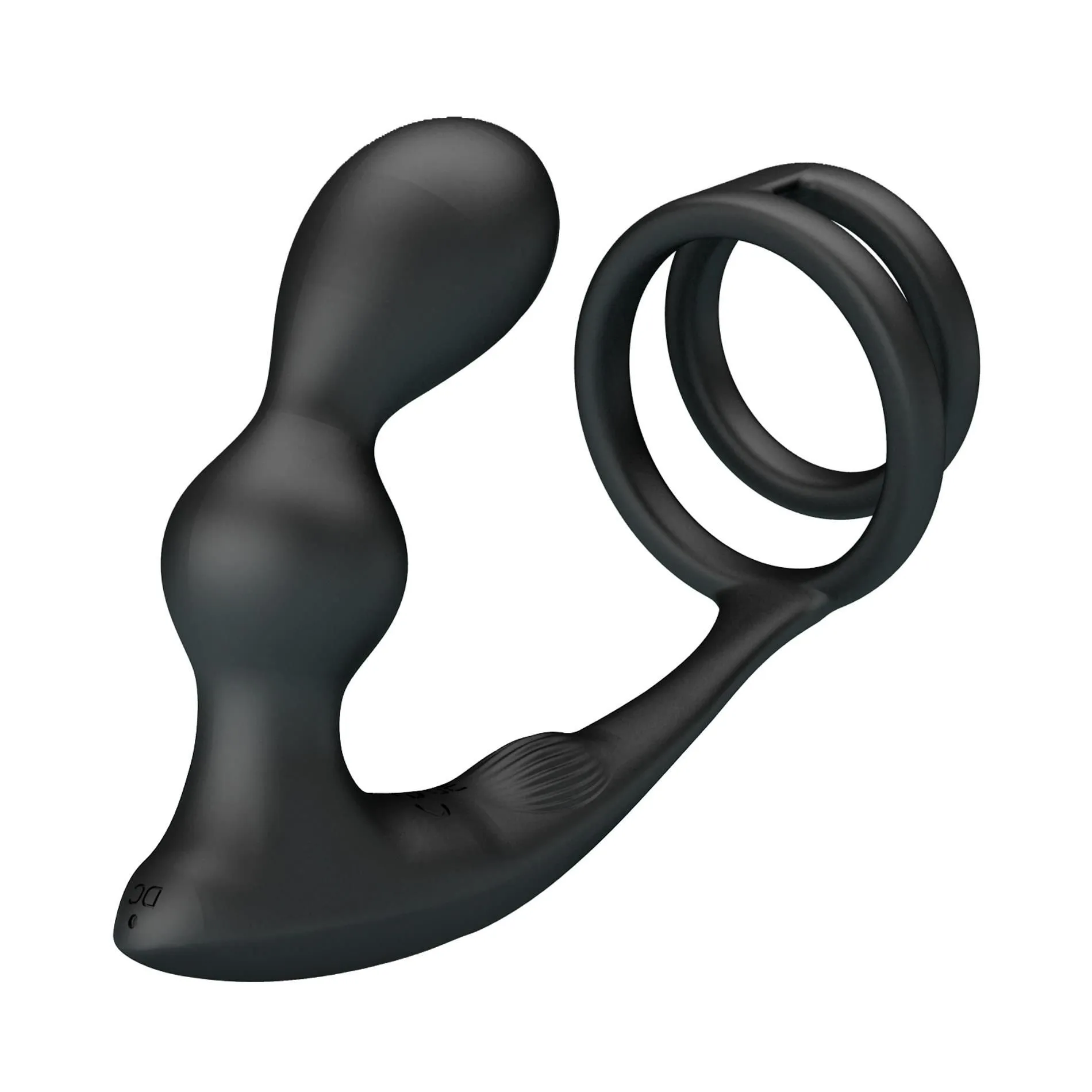 Mr. Play Remote Control - Wibrostymulator prostaty, Czarny, 13.5 cm