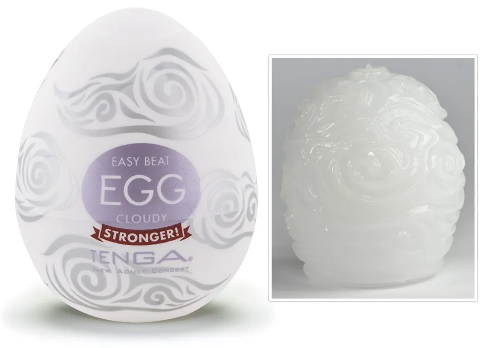 Tenga Egg Hard Boild Pack - Zestaw masturbatorów, Biały