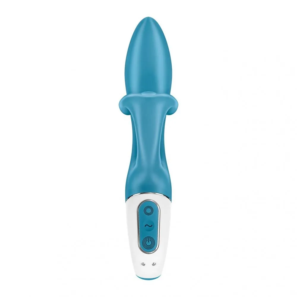 Satisfyer Embrace Me - Wibrator królik, Turkus, 20, 5 cm
