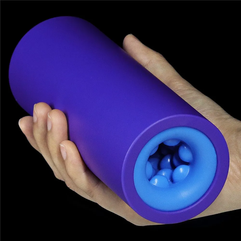 Lovetoy O-Sensual Discreet Blow Job Stroker - Masturbator, Niebieski, 19 cm