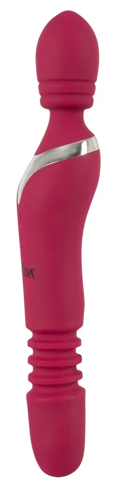 Вибратор Javida Warming & Thrusting Vibe, 27 см (розовый)