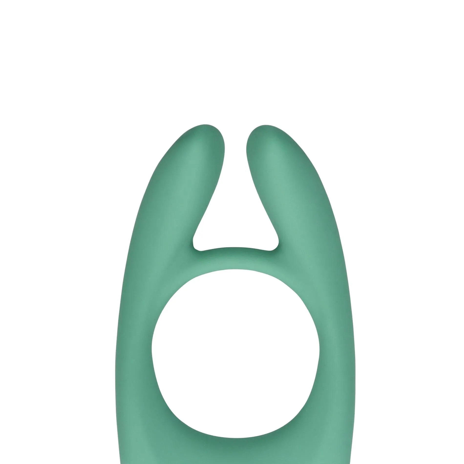 Loveline Pointed Cock Ring - Pierścień erekcyjny, Zielony, 10.7 cm