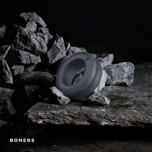 Ерекційне кільце Boners Double, 5,2 см (сірий)