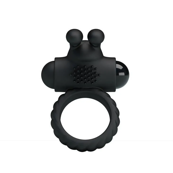 Ерекційне кільце Pretty Love Eudora Penis Ring, 2,4 см (чорний)