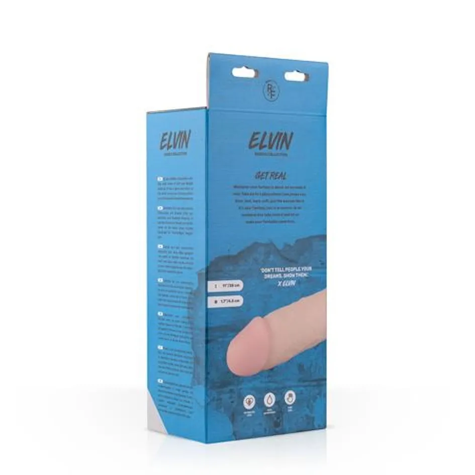 Фалоімітатор EasyToys Elvin Realistic, 27.5 см (тілесний)