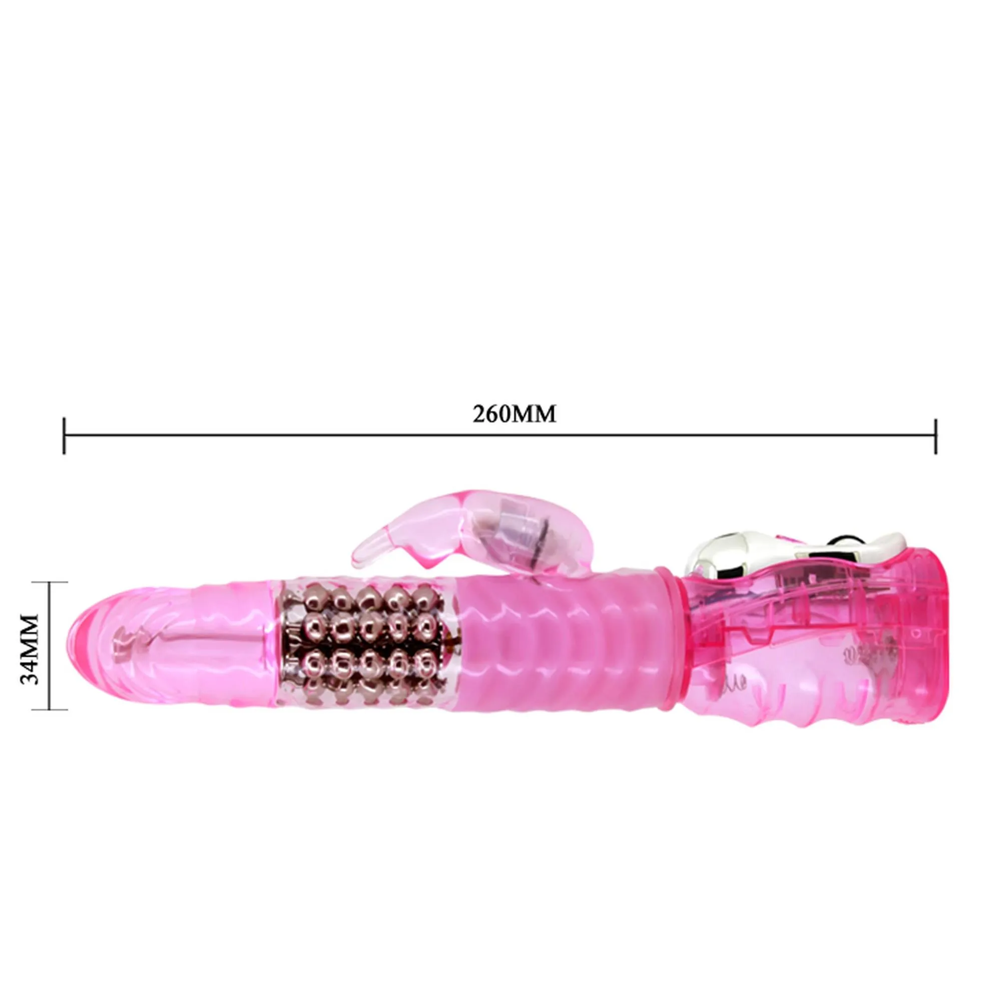 Вибратор-кролик Baile Deluxe Dream Lover, 26 см (розовый)