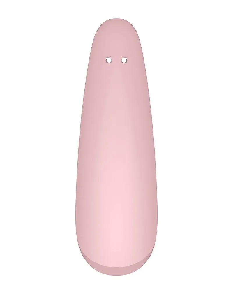 Вакуумний стимулятор клітора з вібрацією Satisfyer Curvy 2+ (рожевий)