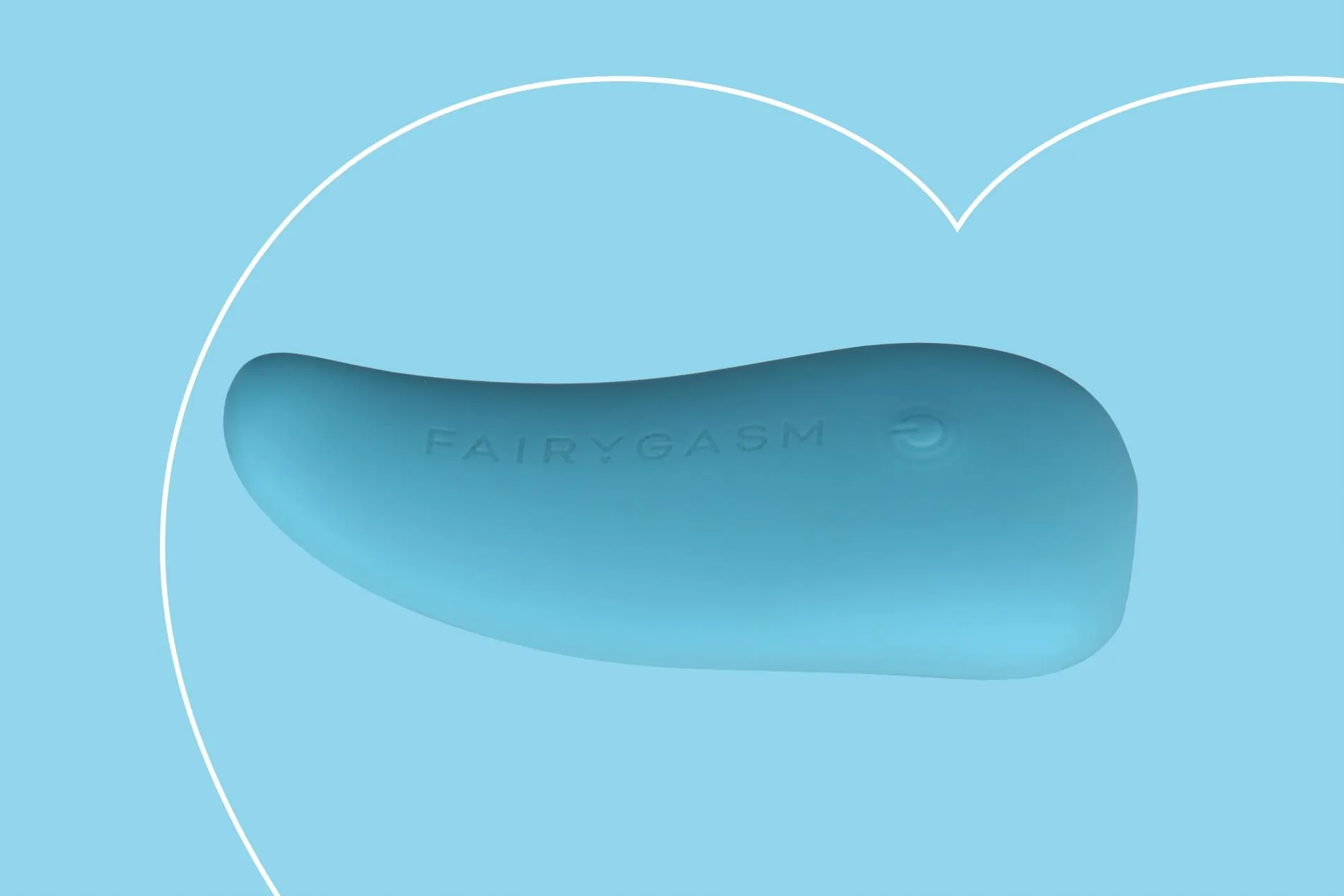 FairyGasm ThrillLeaf - Wibrator, Niebieski, 9, 8 cm