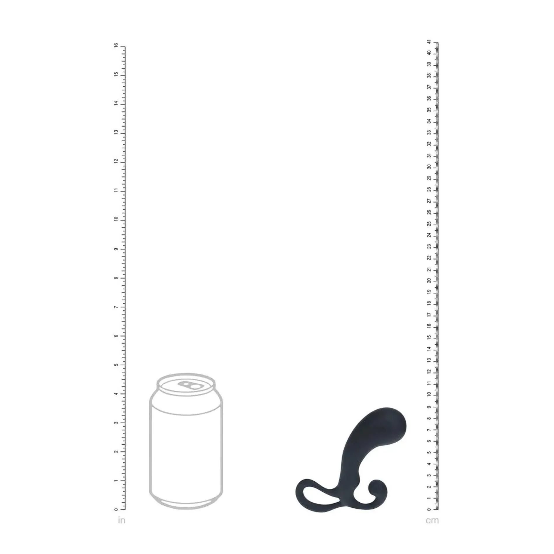Стимулятор простаты Levelz Bulb with Loop S, 11.3 см (черный)