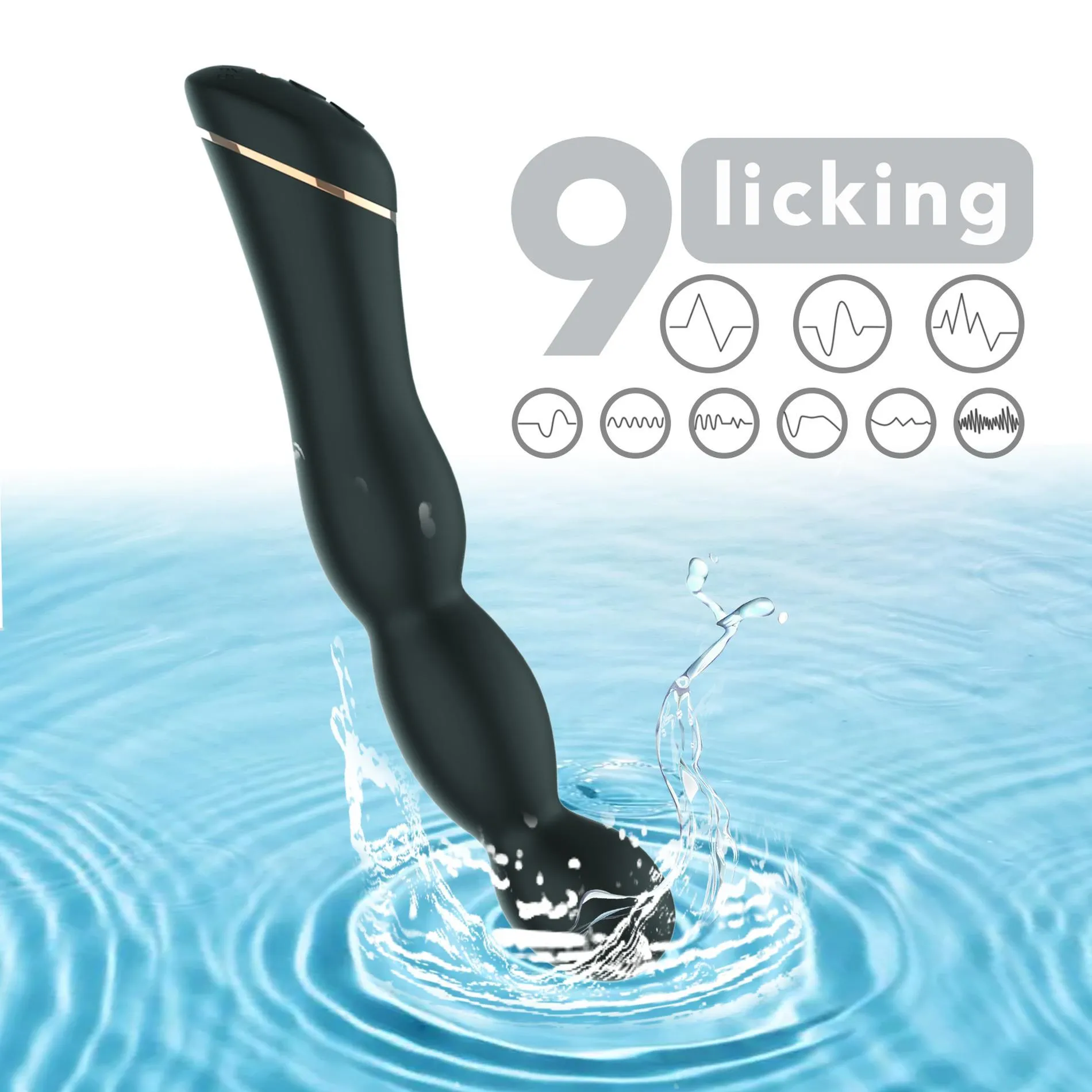 Вибратор B - Series Joy Laband, 21 см (черный)