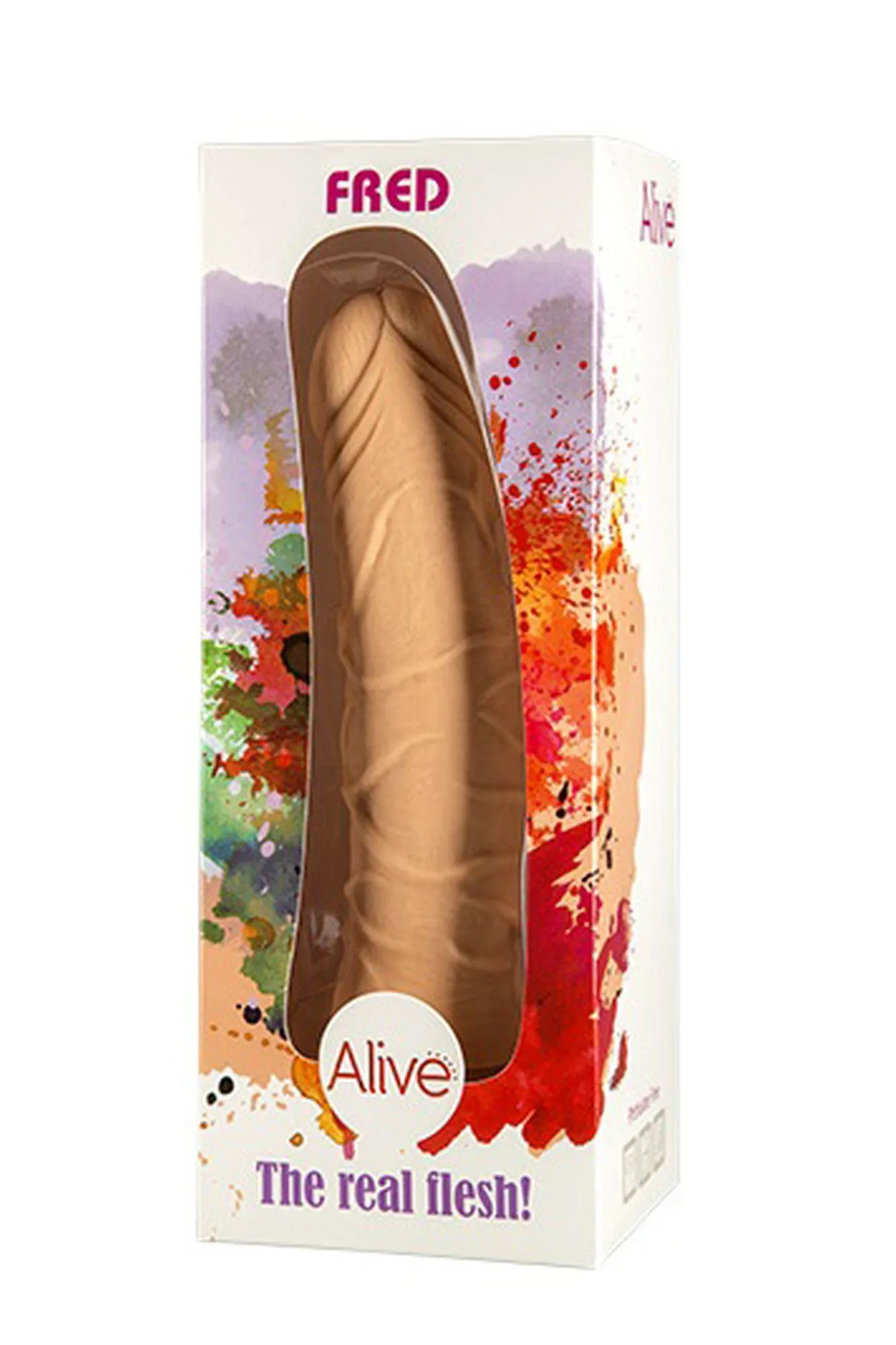Alive Fred - Dildo, W kolorze cielistym, 21 cm