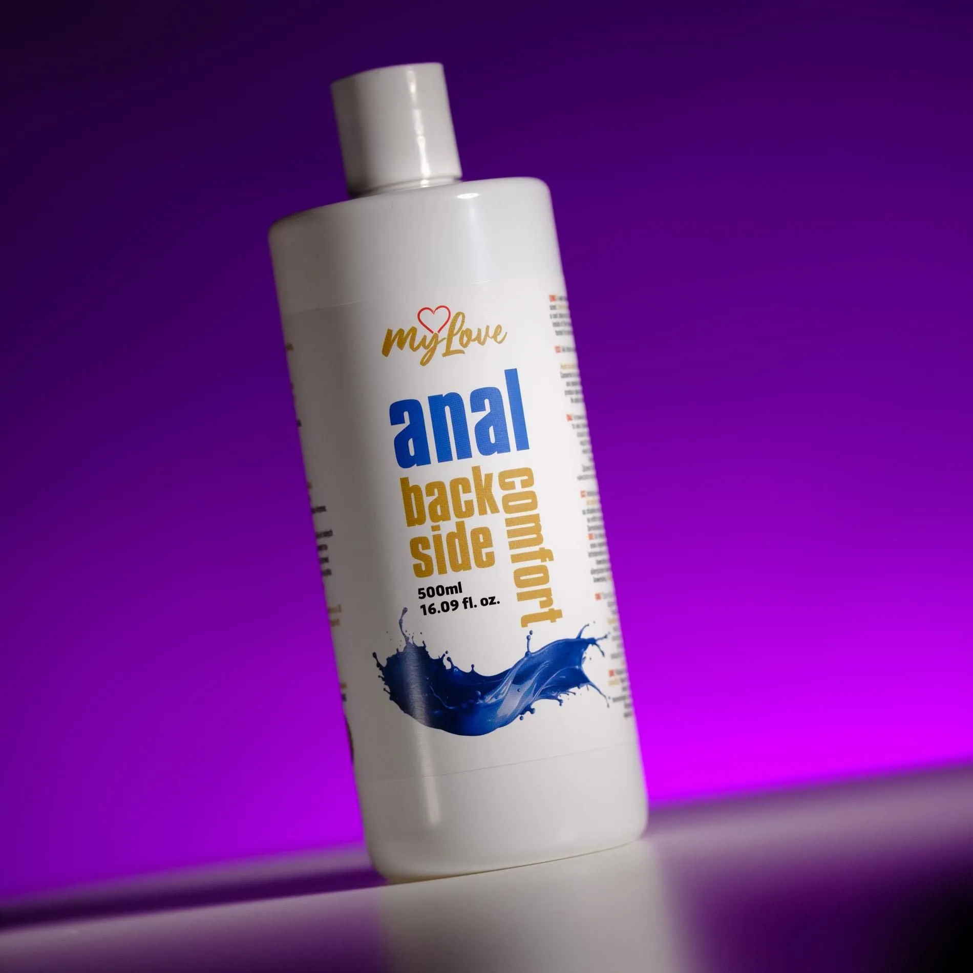 MyLove Anal Back Side Comfort - Lubrykant analny, Mięta, 500 ml