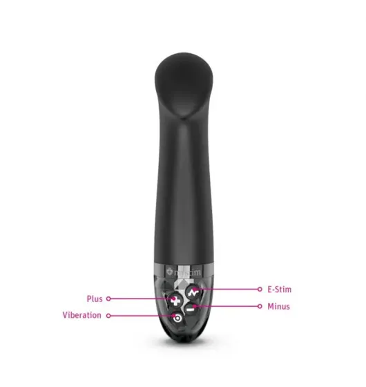 Mystim (GE) Right on Ron - Wibrator, Czarny, 16, 5 cm