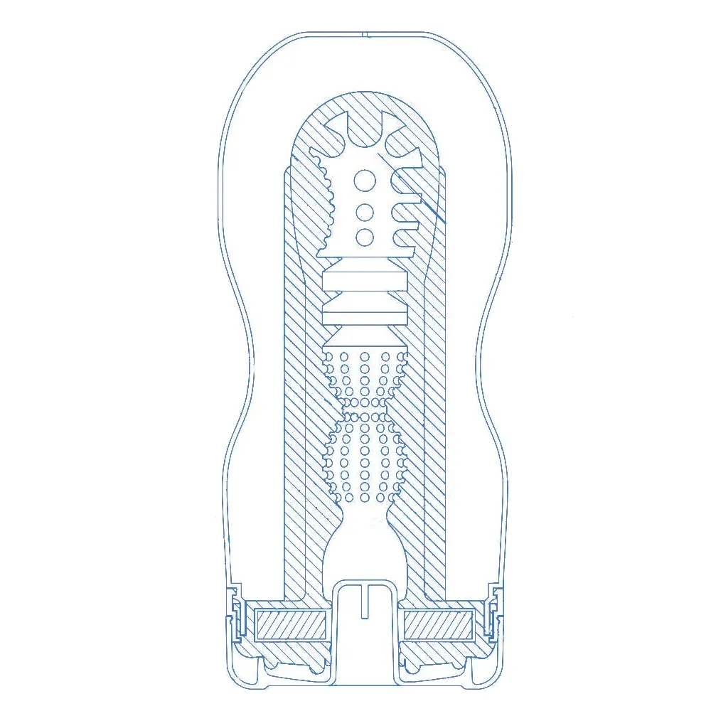Tenga Original Vacuum Cup Extra Cool - Masturbator, Biały, 15, 5 cm