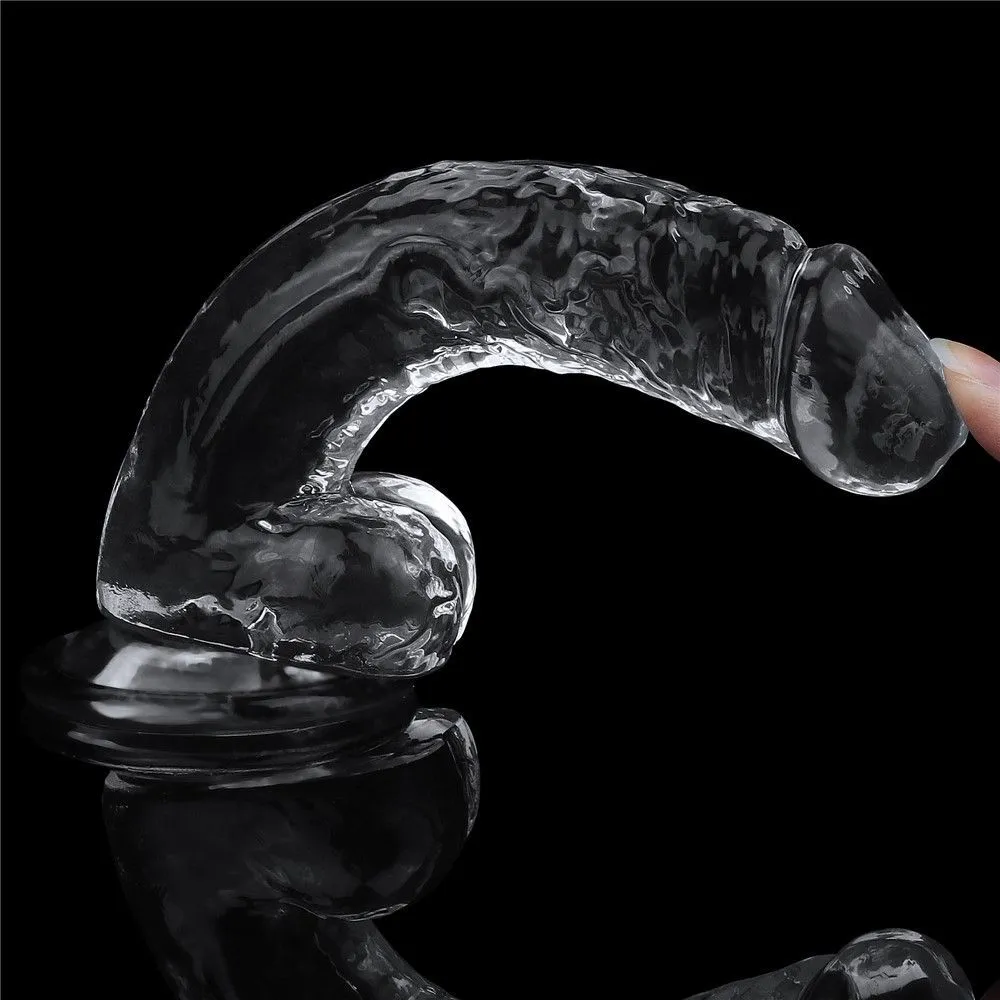 Фалоімітатор Flawless Clear Dildo 7.5', 19 см (прозорий)