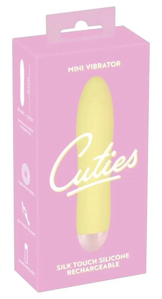 Міні вібратор Orion Cuties, 13,2 см (жовтий)
