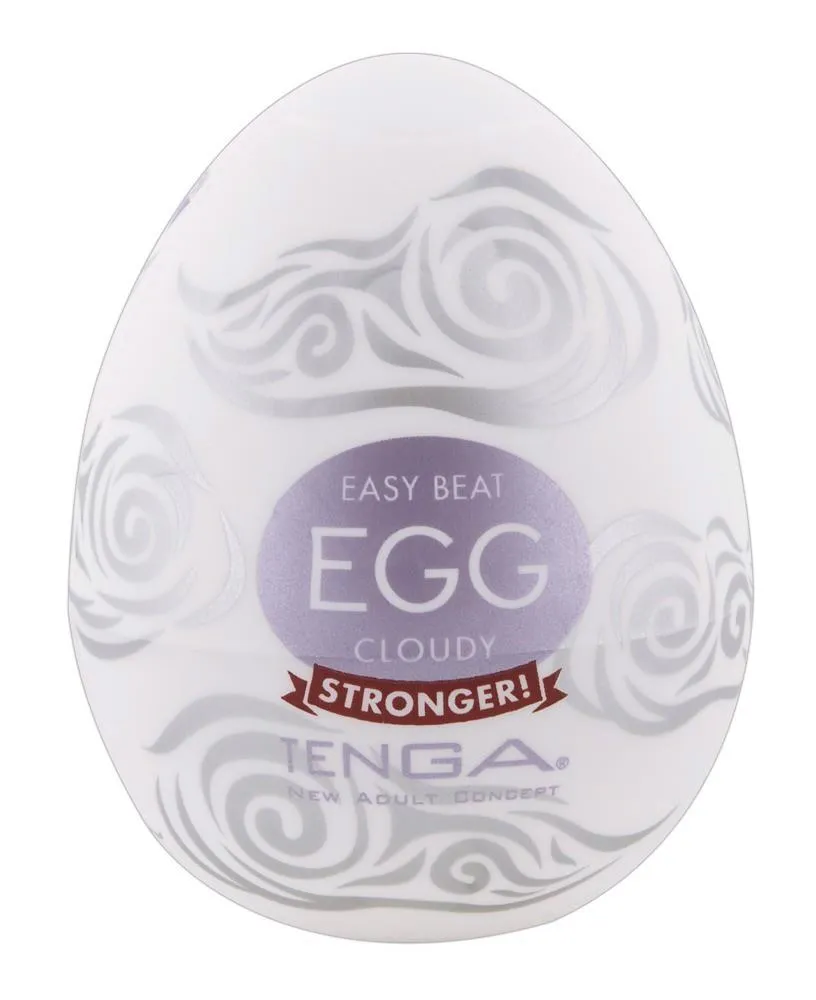 Tenga Egg Cloudy -, Biały, 7 cm