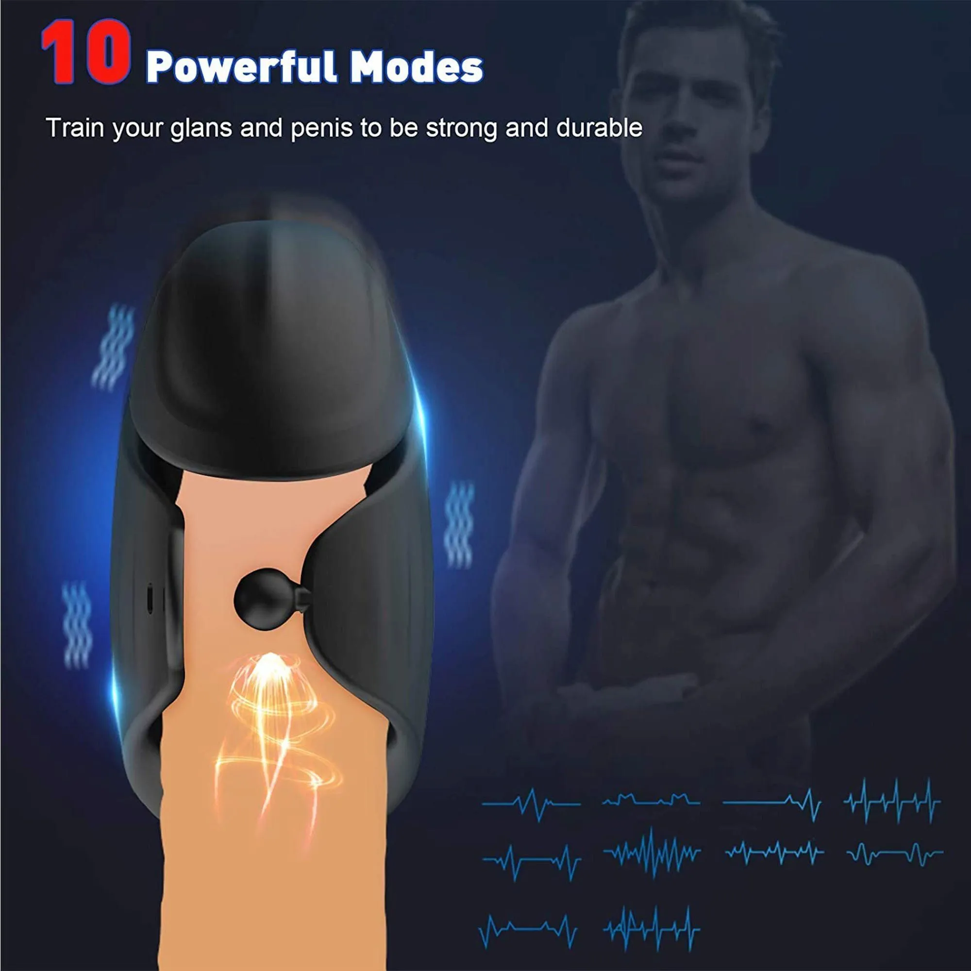 Мастурбатор B - Series Cute Adjustable (черный)