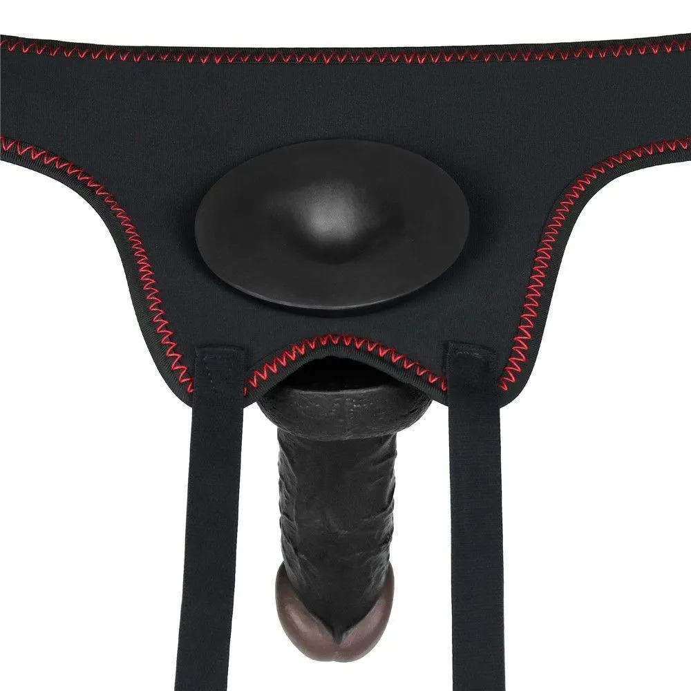 Страпон Ingen Easy Strap-On Set 7", 18 см (черный)