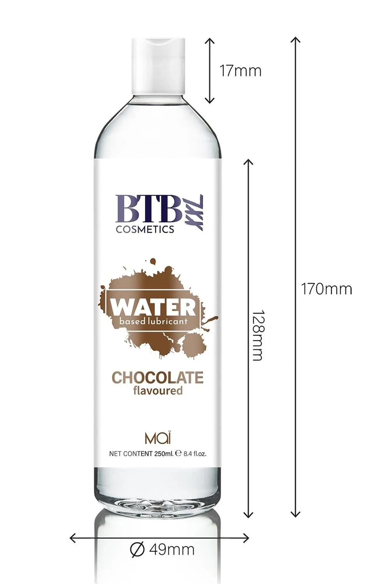 Лубрикант на водній основі BTB шоколад, 250 мл