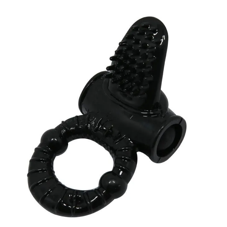 Ерекційне кільце Baile Sweet Vibration Ring, 10 см (чорний)