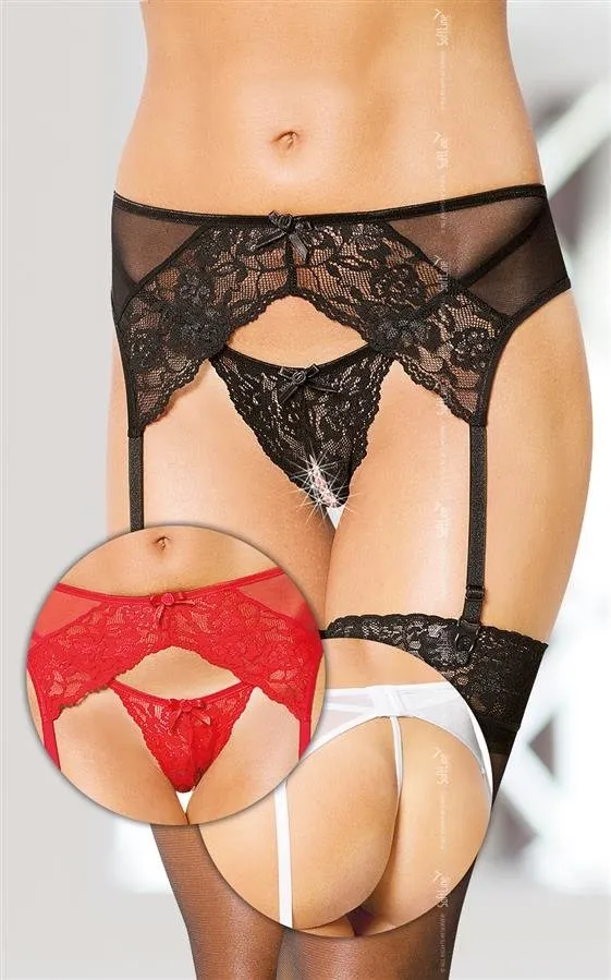 Пояс для чулок Softline Garterbelt 3317, M/L (черный)