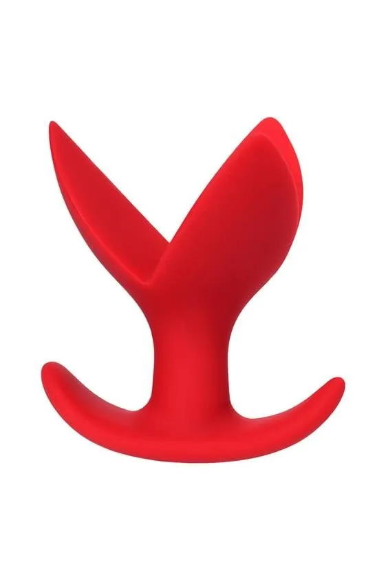 Анальная пробка ToDo Expander Plug Flower, 9 см (красный)