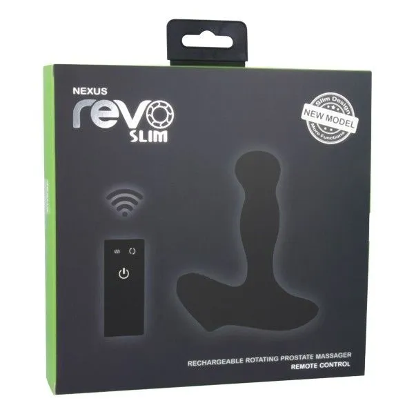 Nexus Revo Slim - Stymulator prostaty, Czarny, 11 cm