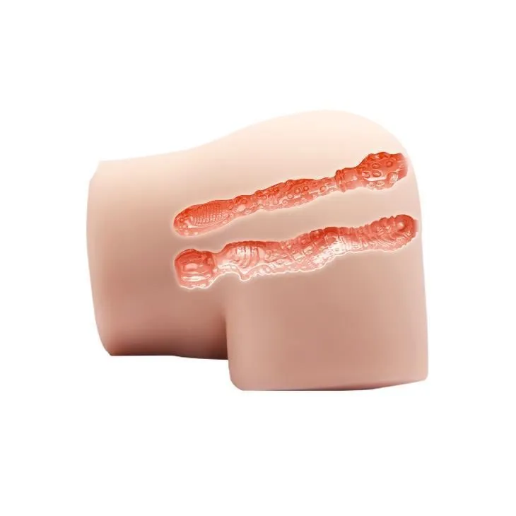 Crazy Bull Vagina and Anal - Realistyczny masturbator, W kolorze cielistym, 19 cm