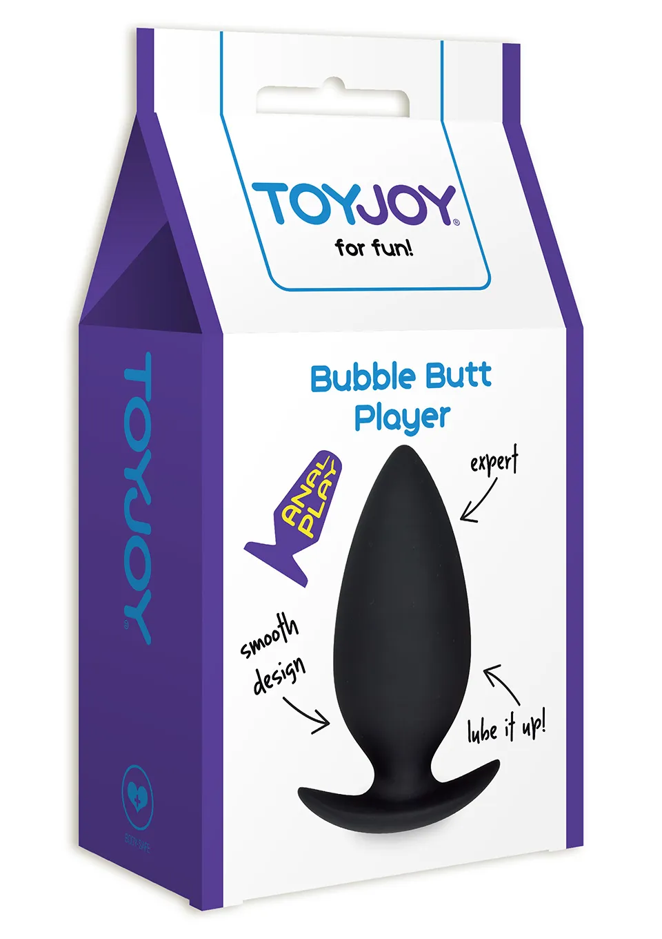 TOYJOY Bubble Butt Player Expert - Korek analny silikon, Czarny, 9 cm